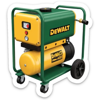 diy wood cube pancake air compressor cart plans for dewalt compressor wooden cube, green color sticker