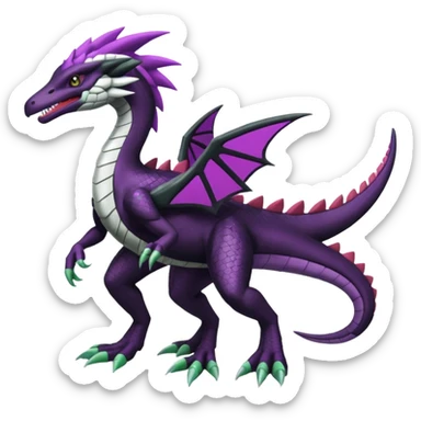 Salazzle-Silvally-Nargacuga-fusion (full body) sticker