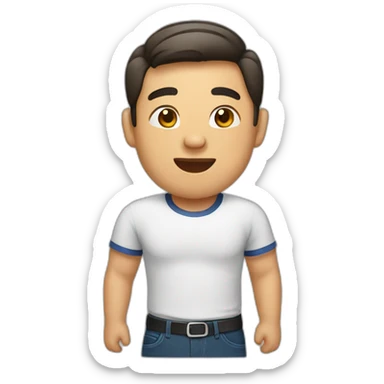 Guy in Thailand  sticker