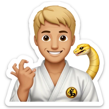 Stingray from cobra kai sticker