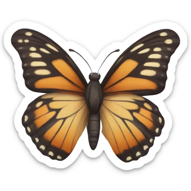 Butterfly sticker