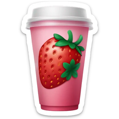 Starbucks strawberry drink  sticker
