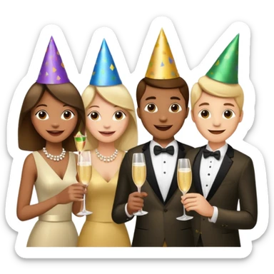 By celebrating festivals and fairs, we learn to share, help, and enjoy with family and friends sticker