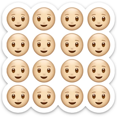 beige sunday self care emojis sticker