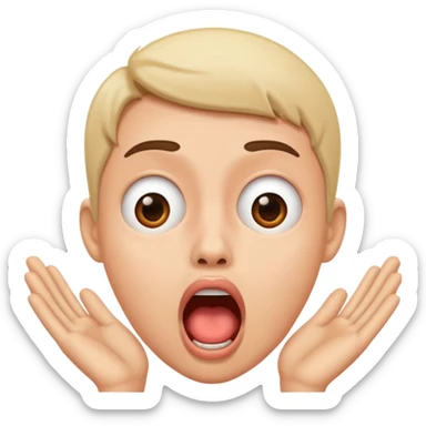 Woah what the heck sticker