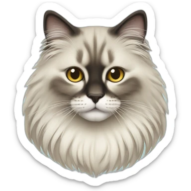 Siberian neva masquerade cat sticker
