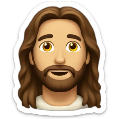 Jesucristo orando emoji sticker