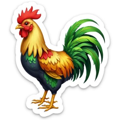 Cock sticker