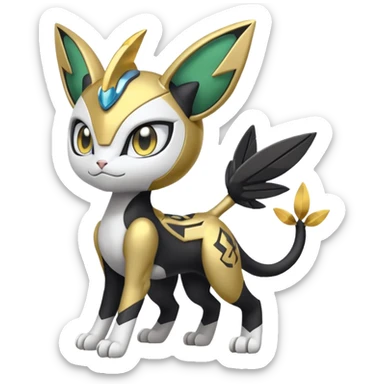 Meloetta-Zekrom-Gatomon-Pteromon-hybrid sticker