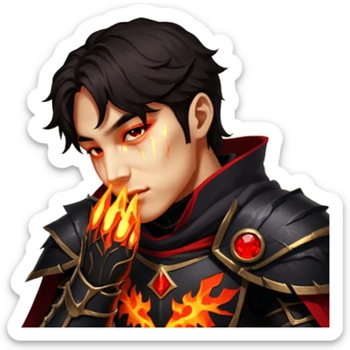 Volcanic Warlock sticker