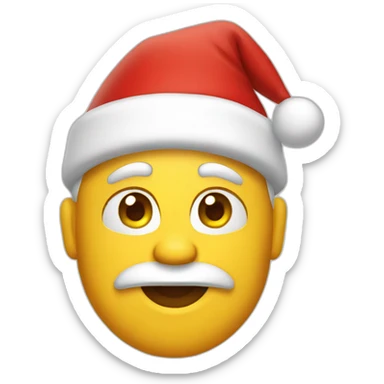 SANTA WINKING sticker