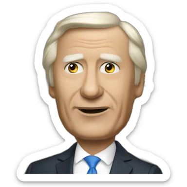 President Poutine combat un ours sticker