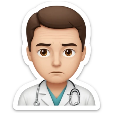 They need some concern on their face; they need to be considering one of two medical options. sticker