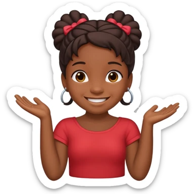 Lilo from Lilo & Stitch in a cute pose sticker