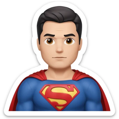 Superman emoji sticker