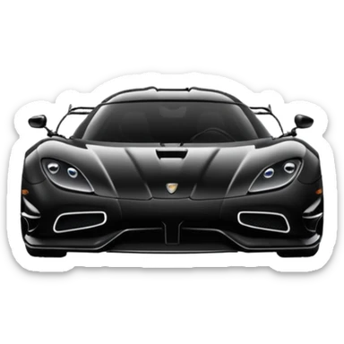Koenigsegg shadow logo sticker