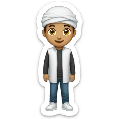 arabic boy sticker