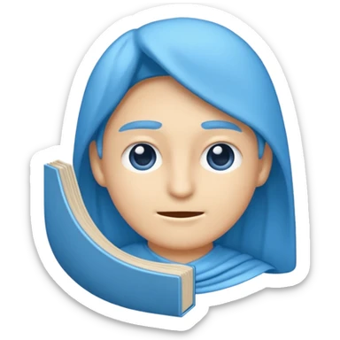 Un emoji de gestor de archivos inspirado en hyperos, sin cara y serio sticker