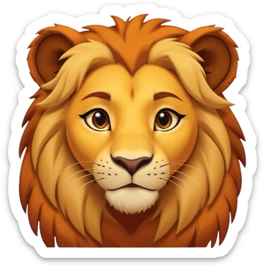 Sarabi girl ( the Lion King) sticker
