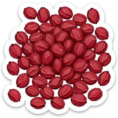 dehydrated cranberry sticker
