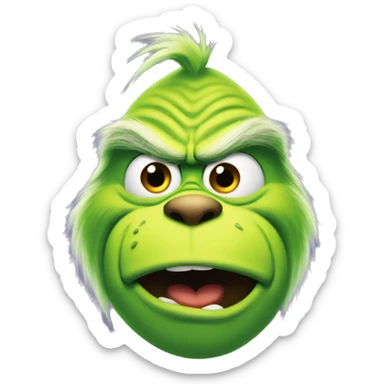 Grinch sticker