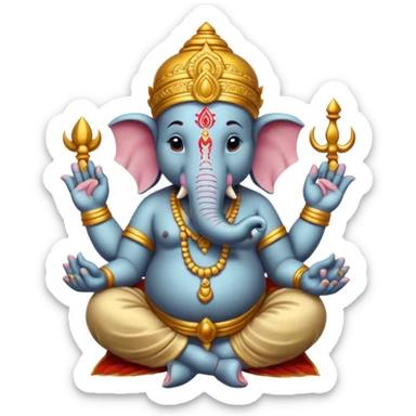 a ganesh sticker classic sticker