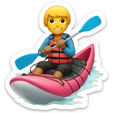 Kayaking sticker