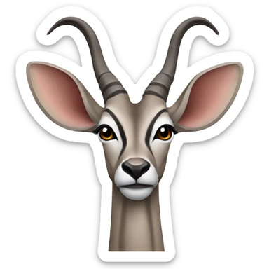 greater kudu sticker