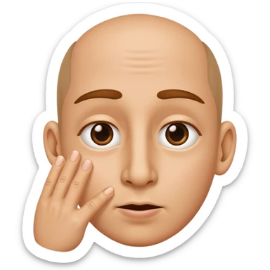 Two fingers in the nose sticker