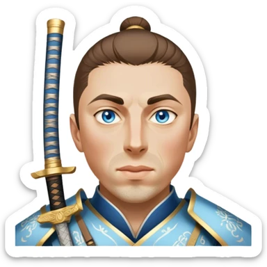 Elegant Samurai sticker