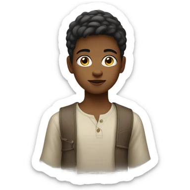 Demetra as a boy sticker