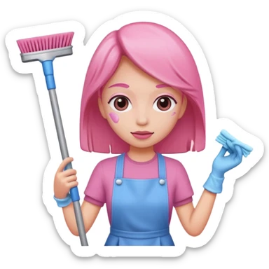 Limpieza pinky  sticker