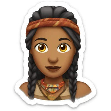 Hawk tuah lady sticker