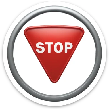 stop sign sticker