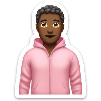 pink person in pink pajamas sticker