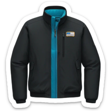 black-patagonia-jacket sticker