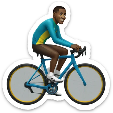 Samuel Eto'o sur un vélo  sticker