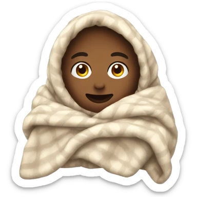 Warm blanket sticker