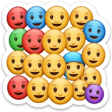 This photo emojis sticker