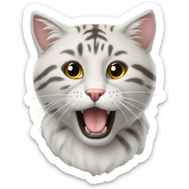 Кот с бантиком  sticker