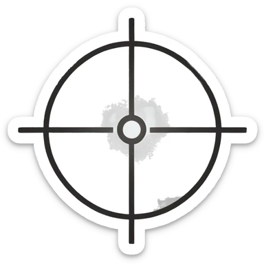 Crosshair sticker