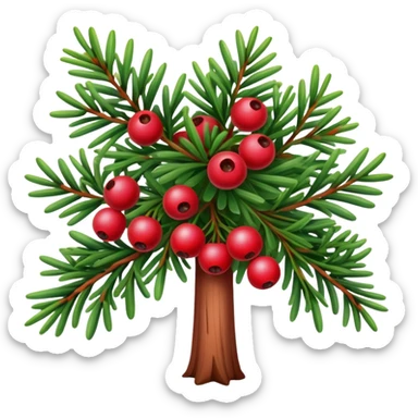 Cedar Berry tree sticker
