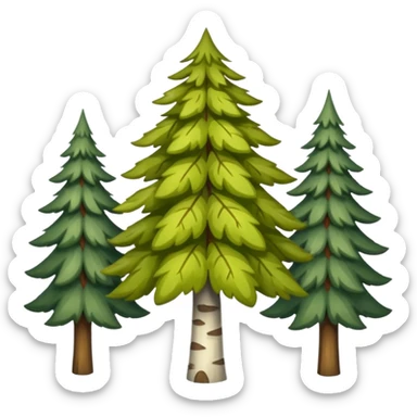 Cute, full-length tree emoji
birch, pine, oak, maple, spruce, poplar sticker