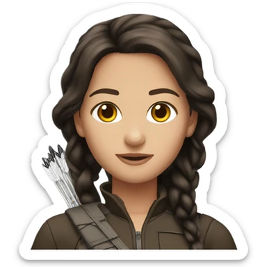 katniss everdeen sticker