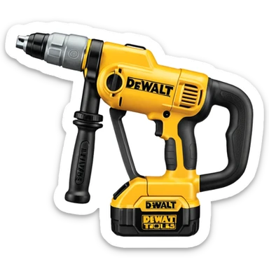 Dewalt tool colours on tools sticker