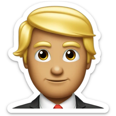 Trump as playboy rabbit sticker