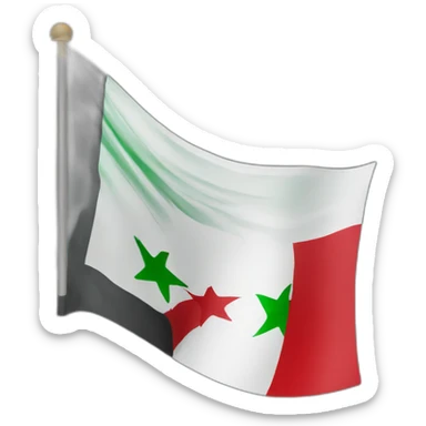free syria flag sticker