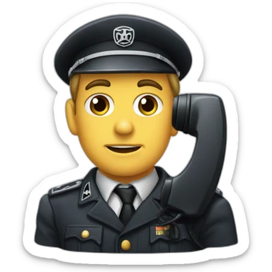 Téléphone nazi sticker