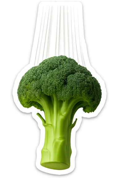 CIBO SANO CHE CADE VERTICALMENTE DALL'ALTO sticker