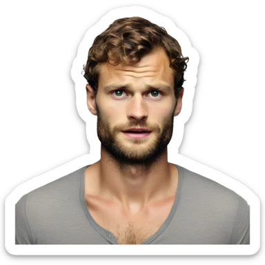 Photo Realistic Jamie Dornan sticker